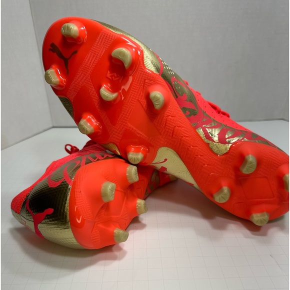 New Puma Future Z 2.4 Neymar JR FG AG Coral Gold Soccer Cleat Men’s 7 - Picture 5 of 13